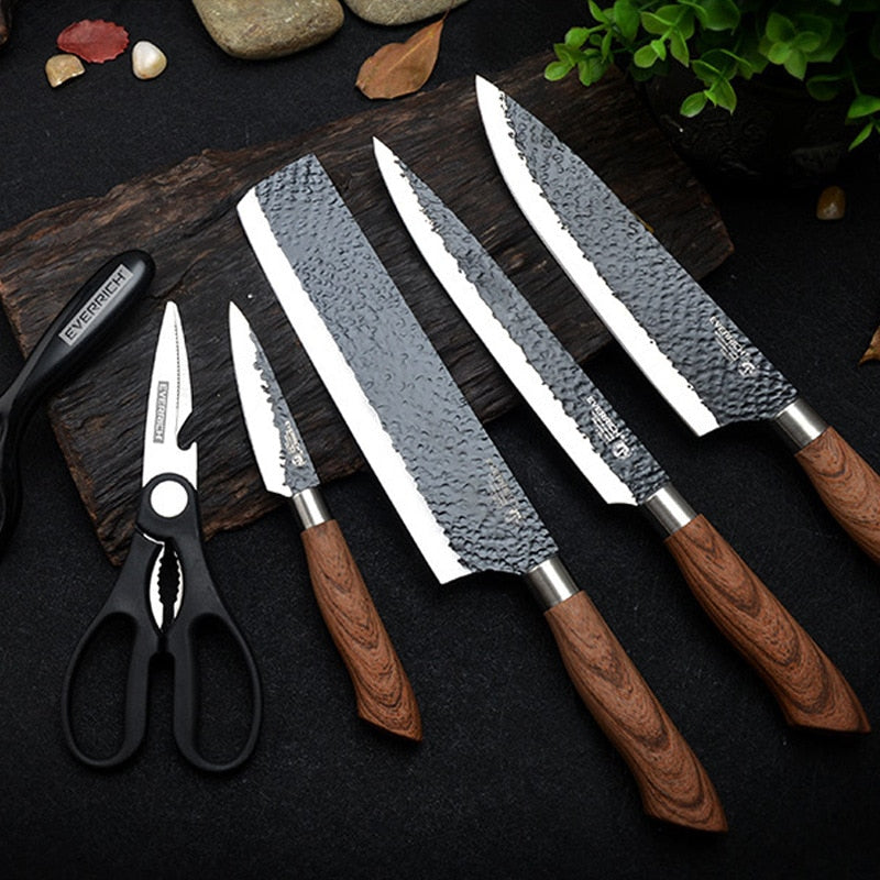 Stainless Steel Kitchen Knives Set