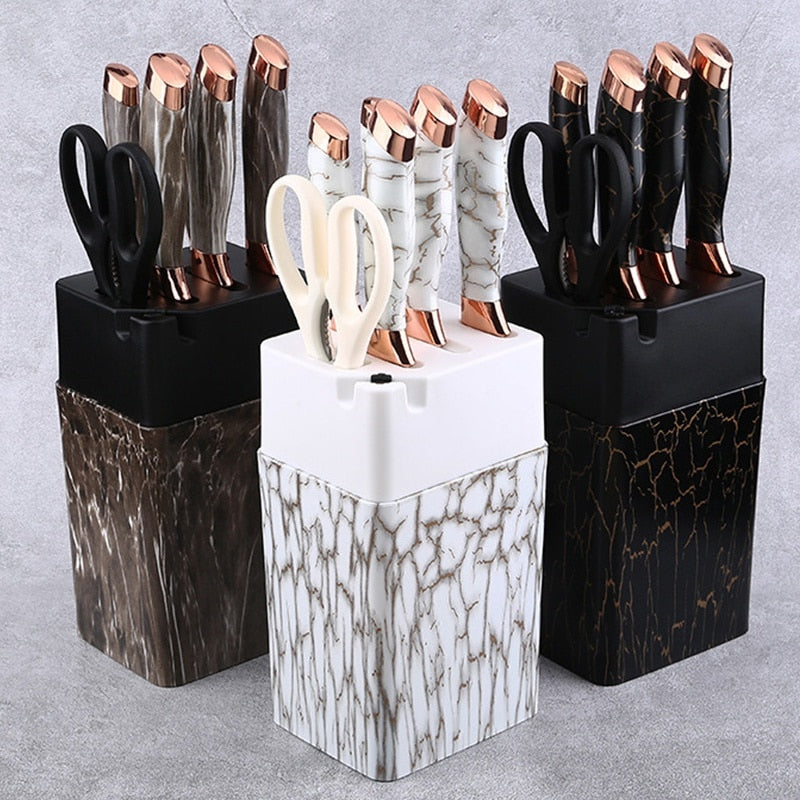 7pcs Kitchen Knife Set With Knife Sharpener